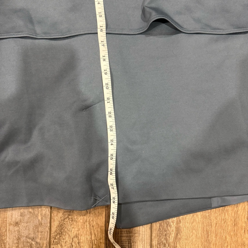 Adrianna Papell‎ Dusty Blue Trench Jacket With Back Yoke XL - Picture 10 of 10